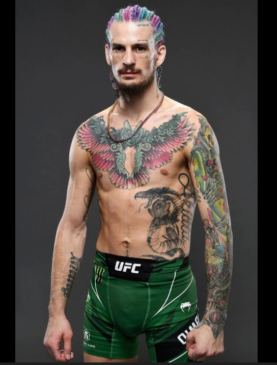 MMA fighter physique reference